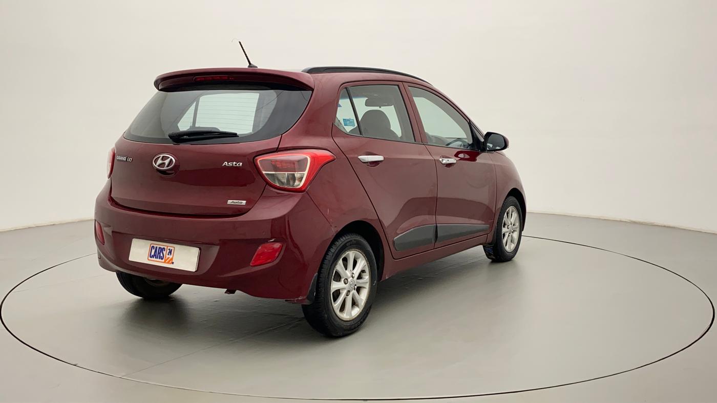 2014 Hyundai Grand i10 ASTA AT 1.2 KAPPA VTVT, Petrol, Automatic, 26,642 km, Right Back Diagonal