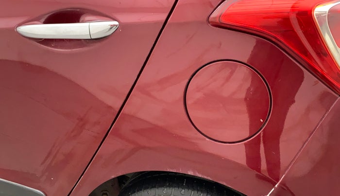 2014 Hyundai Grand i10 ASTA AT 1.2 KAPPA VTVT, Petrol, Automatic, 26,642 km, Left quarter panel - Slightly dented