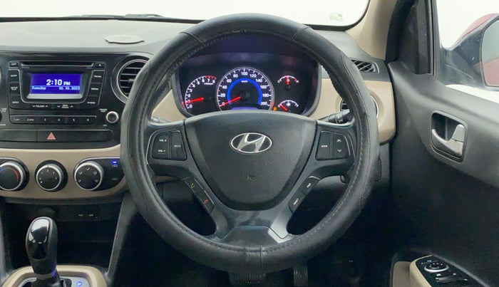 2014 Hyundai Grand i10 ASTA AT 1.2 KAPPA VTVT, Petrol, Automatic, 26,642 km, Steering Wheel Close Up