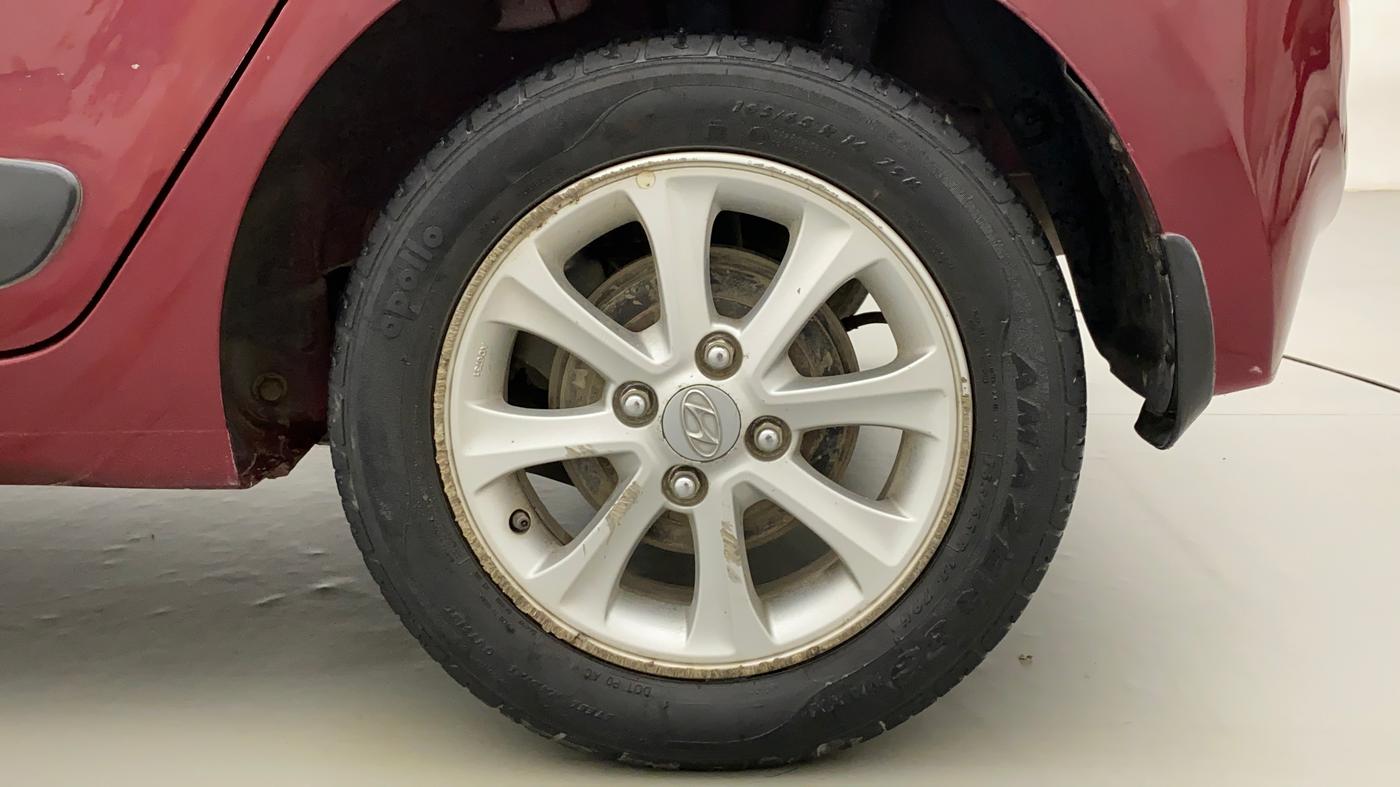 2014 Hyundai Grand i10 ASTA AT 1.2 KAPPA VTVT, Petrol, Automatic, 26,642 km, Left Rear Wheel