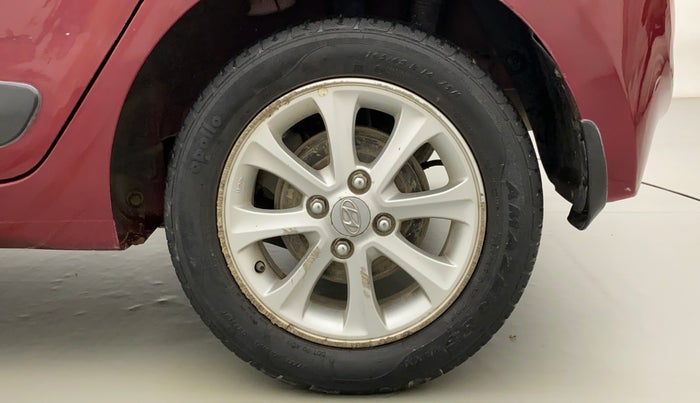 2014 Hyundai Grand i10 ASTA AT 1.2 KAPPA VTVT, Petrol, Automatic, 26,642 km, Left Rear Wheel