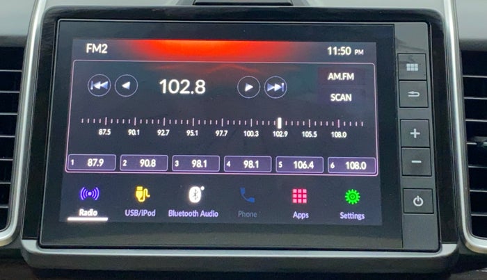 2021 Honda City ZX CVT, Petrol, Automatic, 8,535 km, Infotainment System