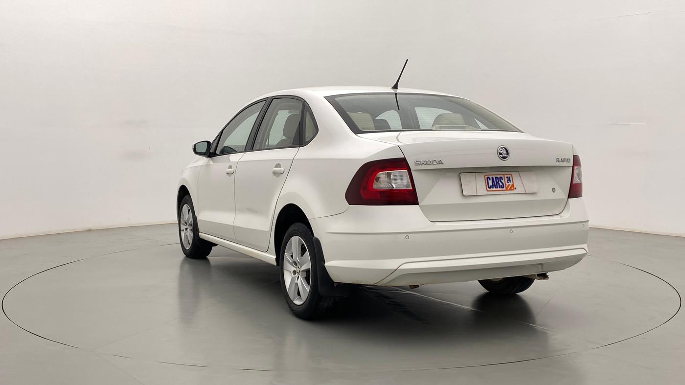 2018 Skoda Rapid AMBITION 1.6 MPFI AT, Petrol, Automatic, 17,549 km, Left Back Diagonal