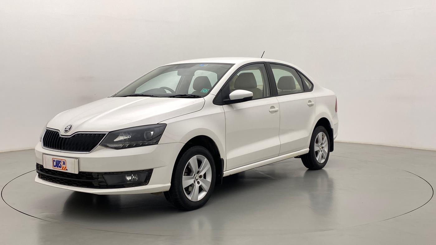 2018 Skoda Rapid AMBITION 1.6 MPFI AT, Petrol, Automatic, 17,549 km, Left Front Diagonal