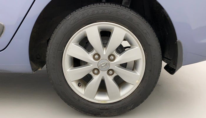 2014 Hyundai Xcent S (O) 1.2, Petrol, Manual, 63,625 km, Left Rear Wheel