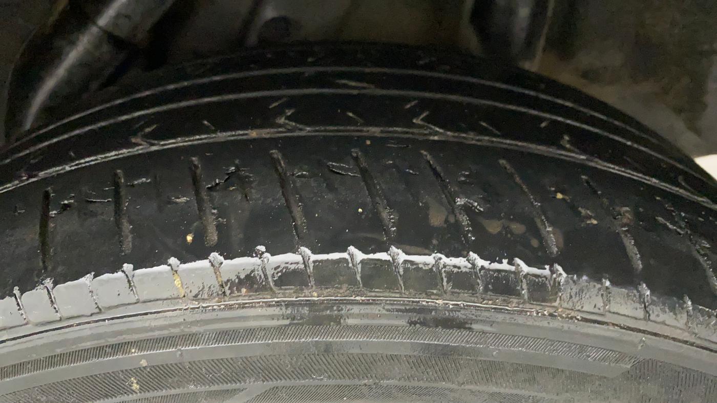 2019 Hyundai Verna 1.6 VTVT SX (O) AT, Petrol, Automatic, 57,538 km, Left Rear Tyre Tread