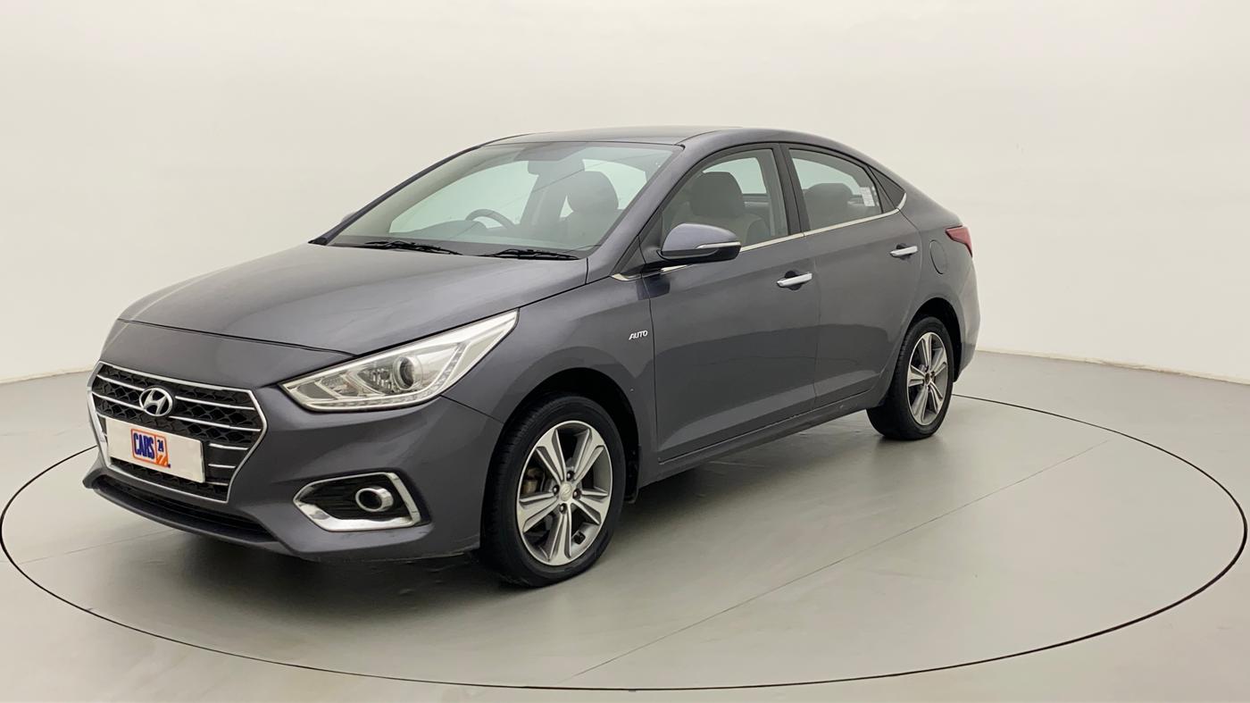 2019 Hyundai Verna 1.6 VTVT SX (O) AT, Petrol, Automatic, 57,538 km, Left Front Diagonal