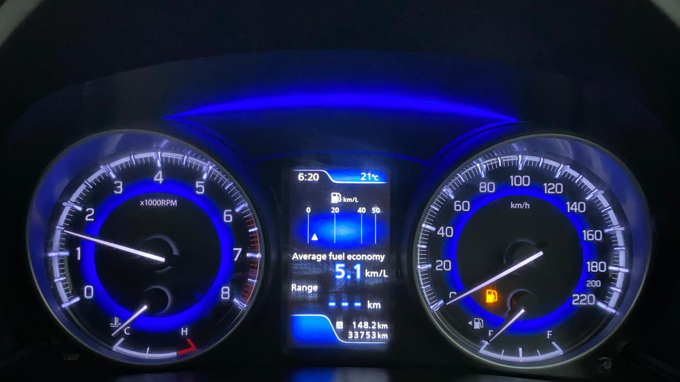 2015 Maruti Baleno ALPHA PETROL 1.2, Petrol, Manual, 34,054 km, Odometer Image