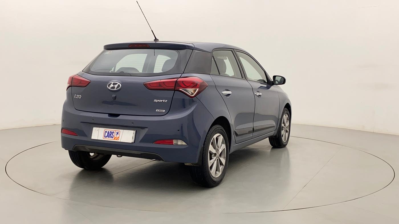 2014 Hyundai Elite i20 SPORTZ 1.4 CRDI, Diesel, Manual, 1,08,913 km, Right Back Diagonal