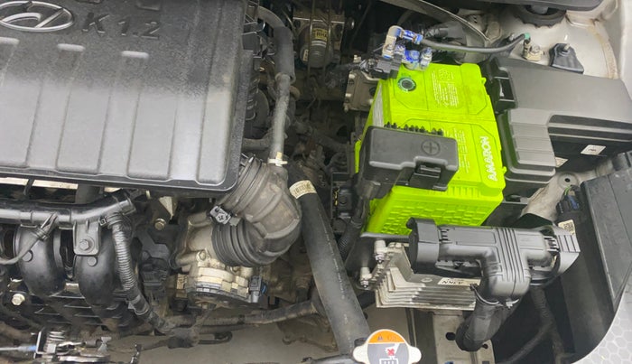 2021 Hyundai AURA SX PLUS 1.2 AMT, Petrol, Automatic, 32,980 km, Engine View - Left