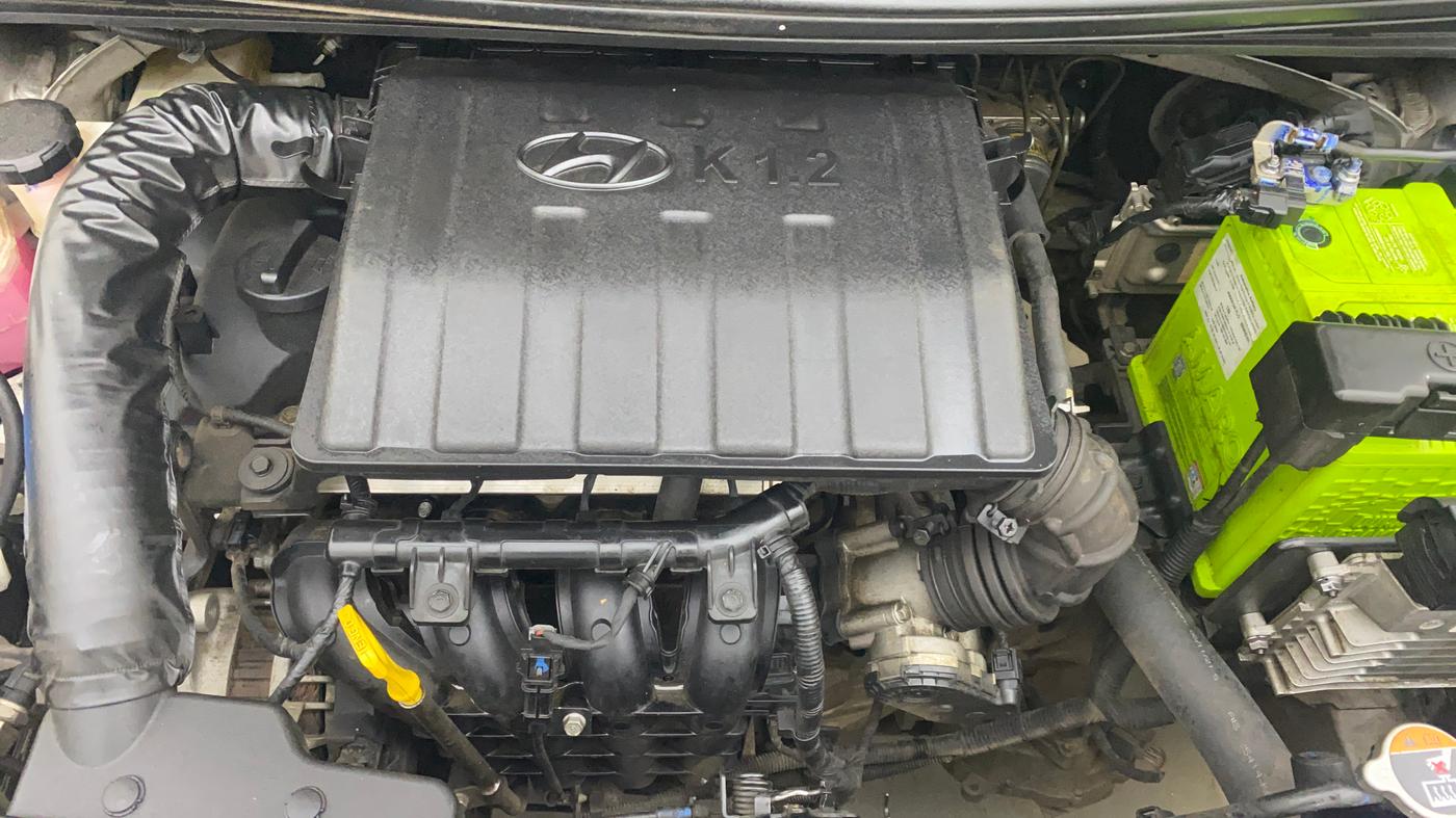 2021 Hyundai AURA SX PLUS 1.2 AMT, Petrol, Automatic, 33,045 km, Engine View