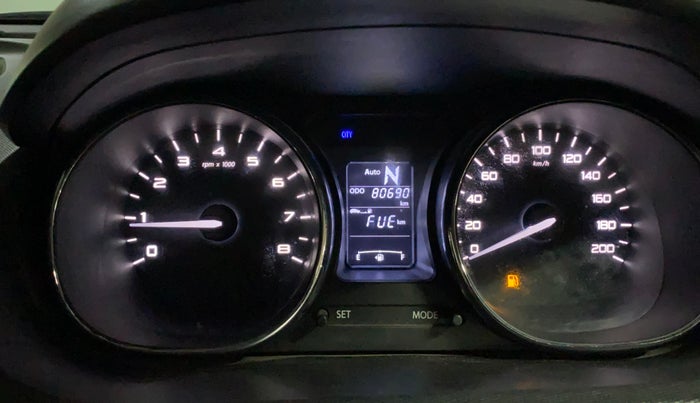 2019 Tata TIAGO NRG PETROL AMT, Petrol, Automatic, 80,757 km, Odometer Image