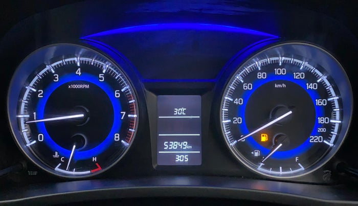 2020 Maruti Baleno DELTA PETROL 1.2, Petrol, Manual, 53,849 km, Odometer Image