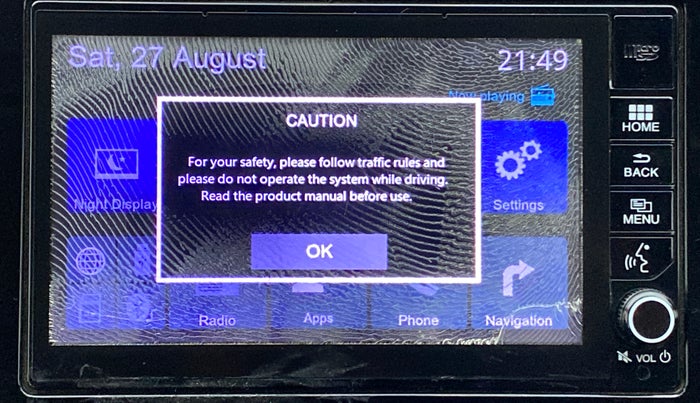 2018 Honda City VX CVT PETROL, Petrol, Automatic, 46,497 km, Infotainment System