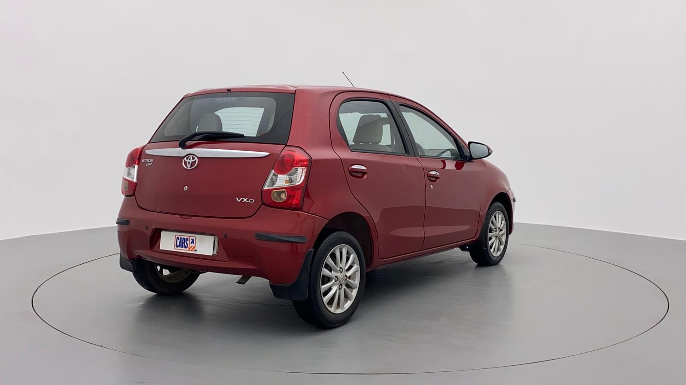 2015 Toyota Etios Liva D-4D VXD, Diesel, Manual, 94,048 km, Right Back Diagonal