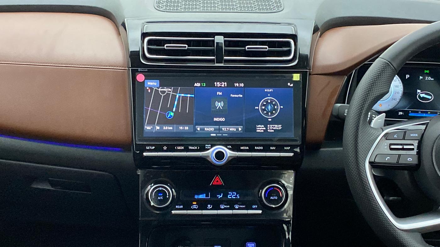 2021 Hyundai ALCAZAR 2.0 SIGNATURE (O) AT 6STR, Petrol, Automatic, 3,198 km, Air Conditioner