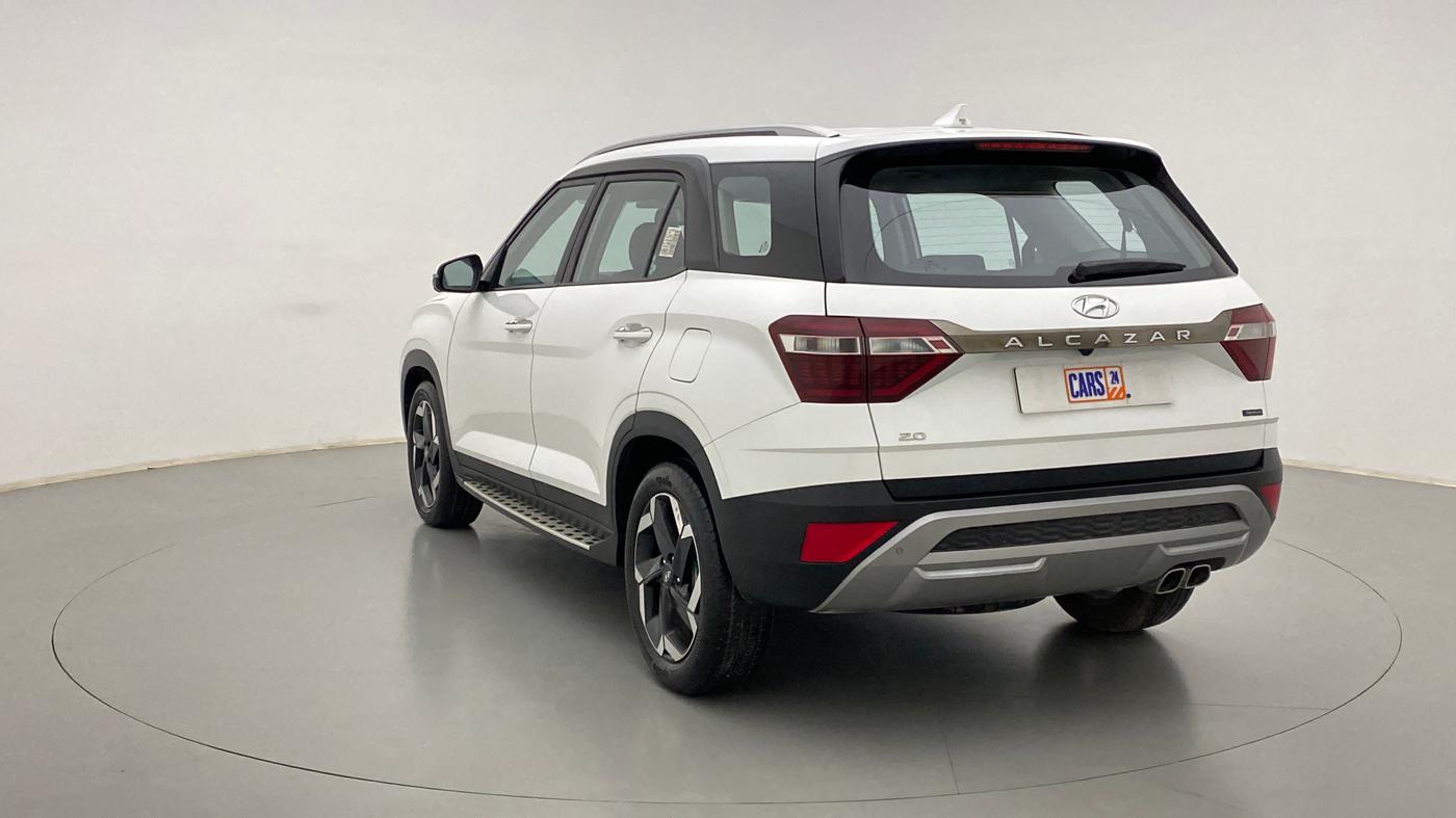2021 Hyundai ALCAZAR 2.0 SIGNATURE (O) AT 6STR, Petrol, Automatic, 3,198 km, Left Back Diagonal