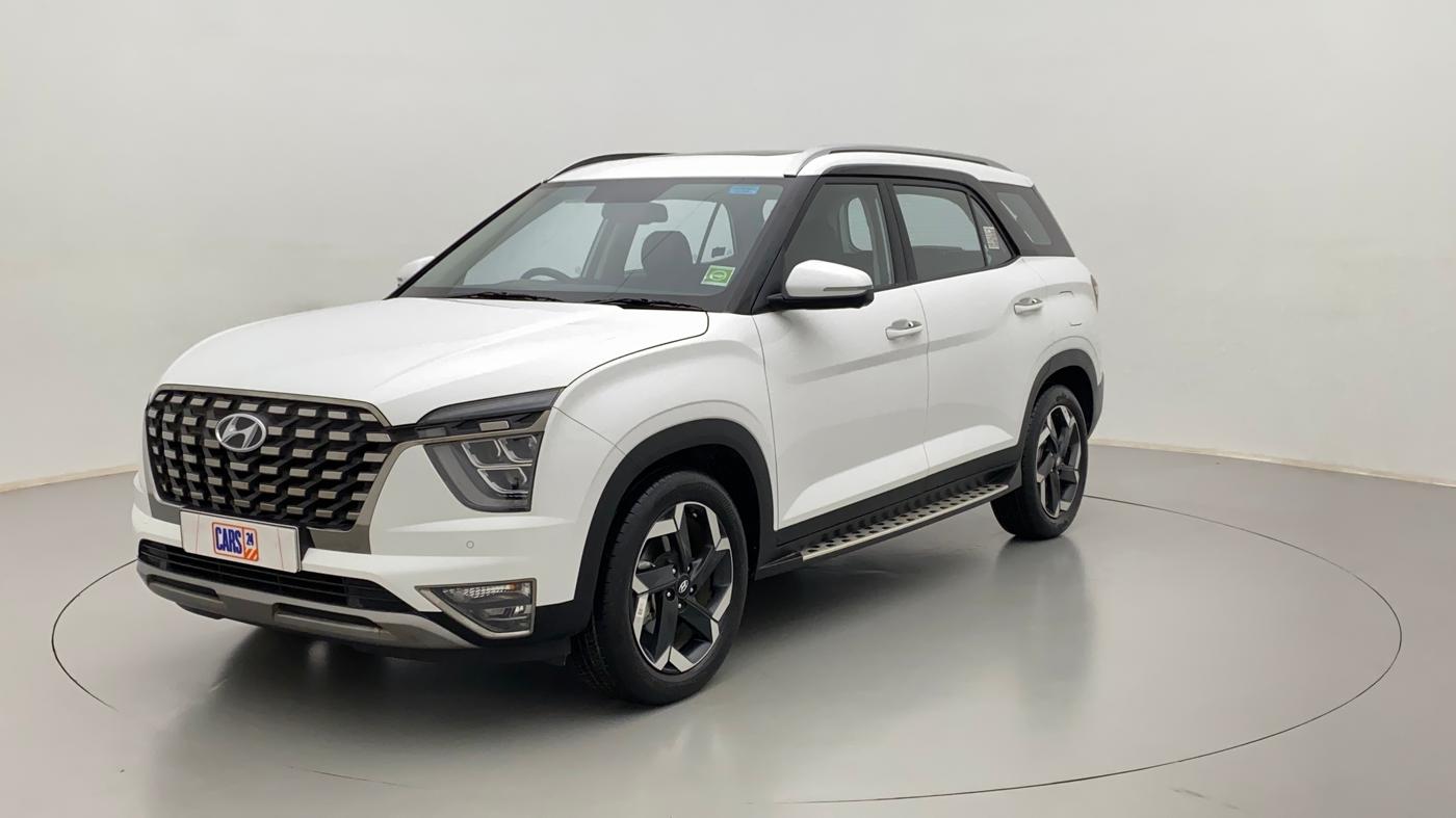2021 Hyundai ALCAZAR 2.0 SIGNATURE (O) AT 6STR, Petrol, Automatic, 3,198 km, Left Front Diagonal