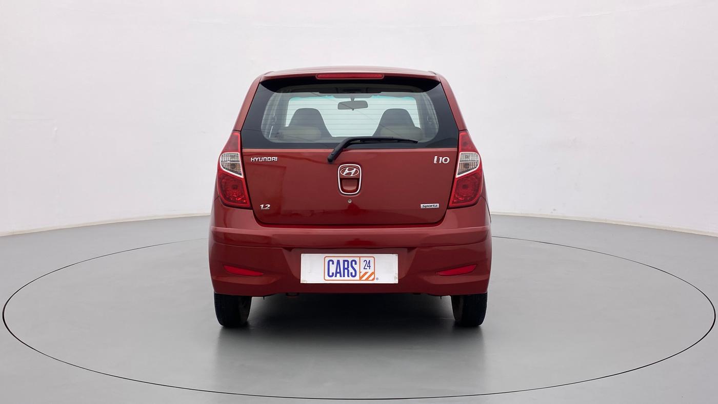 2011 Hyundai i10 SPORTZ 1.2, Petrol, Manual, 47,474 km, Back/Rear