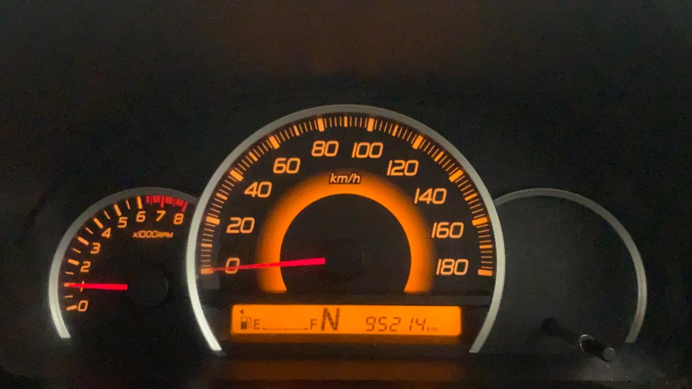 2015 Maruti Wagon R 1.0 VXI AMT, Petrol, Automatic, 95,214 km, Odometer Image