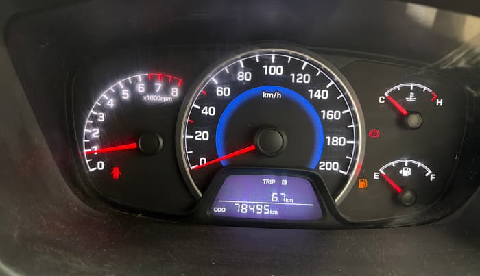 2014 Hyundai Grand i10 SPORTZ 1.2 KAPPA VTVT, Petrol, Manual, 78,490 km, Odometer Image