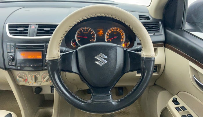 2015 Maruti Swift Dzire VXI, Petrol, Manual, 94,645 km, Steering Wheel Close Up