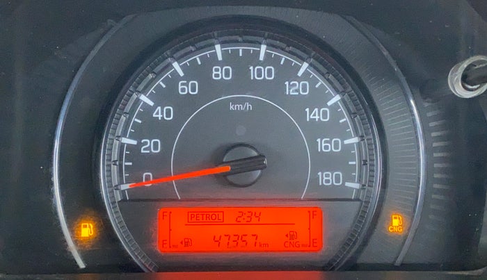 2021 Maruti New Wagon-R 1.0 Lxi (o) cng, CNG, Manual, 47,419 km, Odometer Image