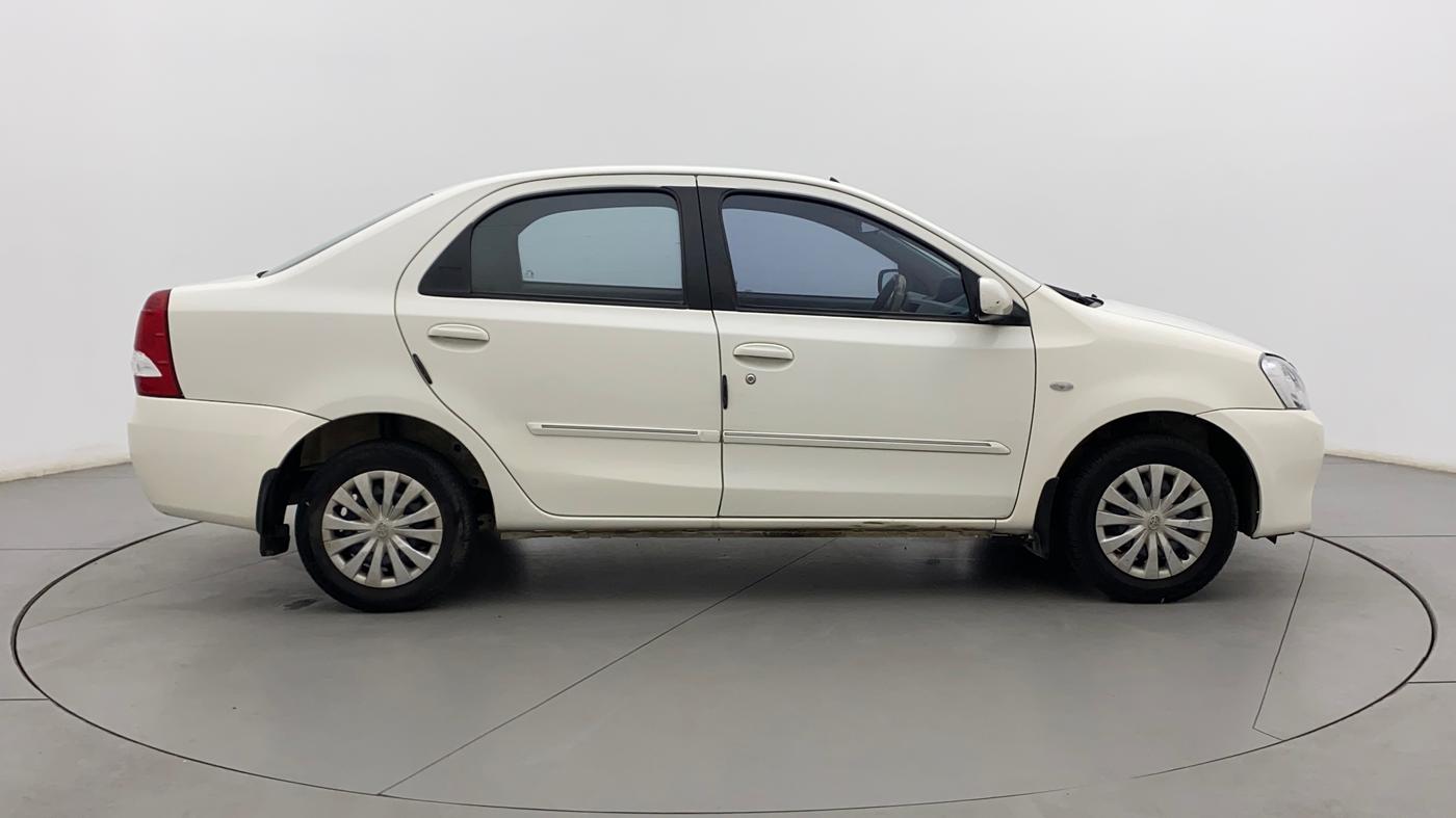 2011 Toyota Etios G, Petrol, Manual, 44,756 km, Right Side View