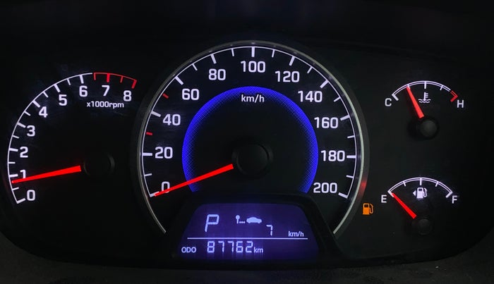 2016 Hyundai Grand i10 ASTA (O) AT 1.2 KAPPA VTVT, Petrol, Automatic, 87,759 km, Odometer Image
