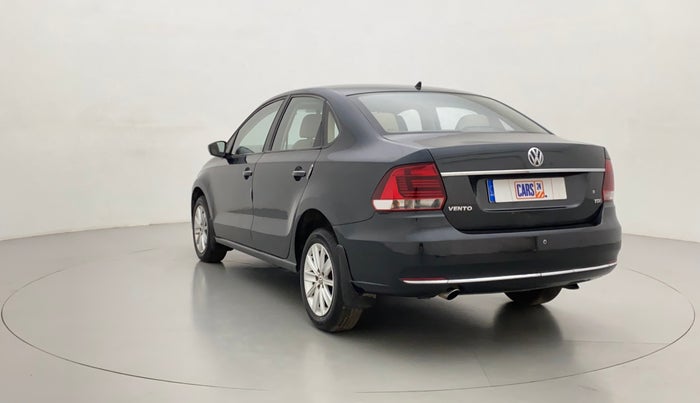 2015 Volkswagen Vento HIGHLINE TDI AT, Diesel, Automatic, 75,377 km, Left Back Diagonal