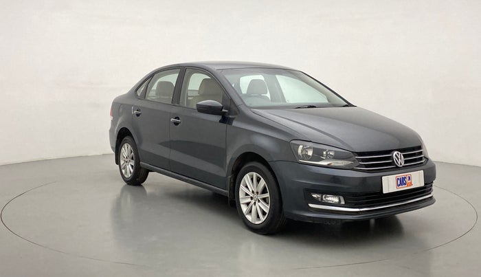 2015 Volkswagen Vento HIGHLINE TDI AT, Diesel, Automatic, 75,377 km, Right Front Diagonal