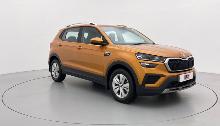 2021 Skoda KUSHAQ AMBITION 1.0 TSI AT, Petrol, Automatic, 4,410 km, Right Front Diagonal