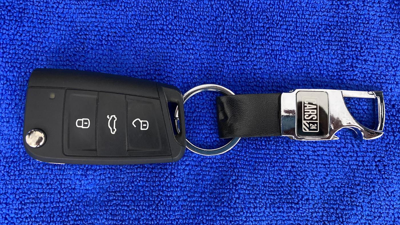 2021 Skoda KUSHAQ AMBITION 1.0 TSI AT, Petrol, Automatic, 4,410 km, Key Close Up