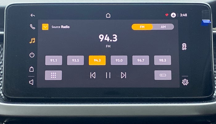 2021 Skoda KUSHAQ AMBITION 1.0 TSI AT, Petrol, Automatic, 4,410 km, Infotainment System