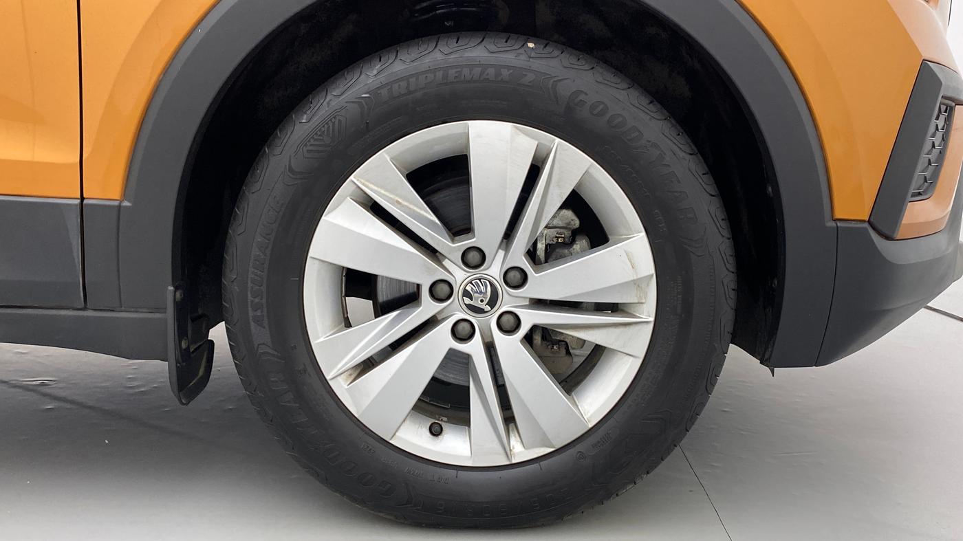 2021 Skoda KUSHAQ AMBITION 1.0 TSI AT, Petrol, Automatic, 4,410 km, Right Front Wheel
