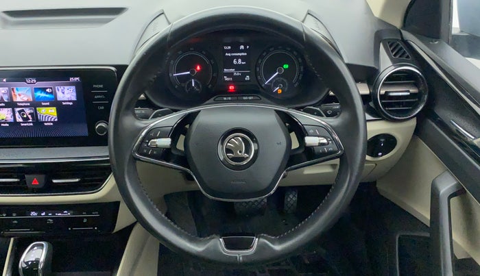 2022 Skoda SLAVIA AMBITION 1.0L TSI AT, Petrol, Automatic, 14,406 km, Steering Wheel Close Up