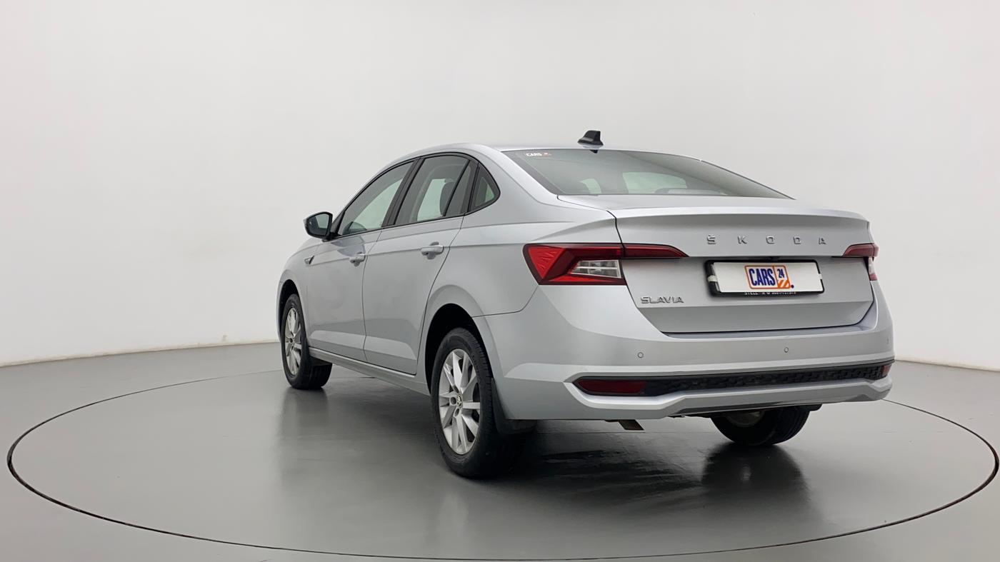 2022 Skoda SLAVIA AMBITION 1.0L TSI AT, Petrol, Automatic, 14,406 km, Left Back Diagonal