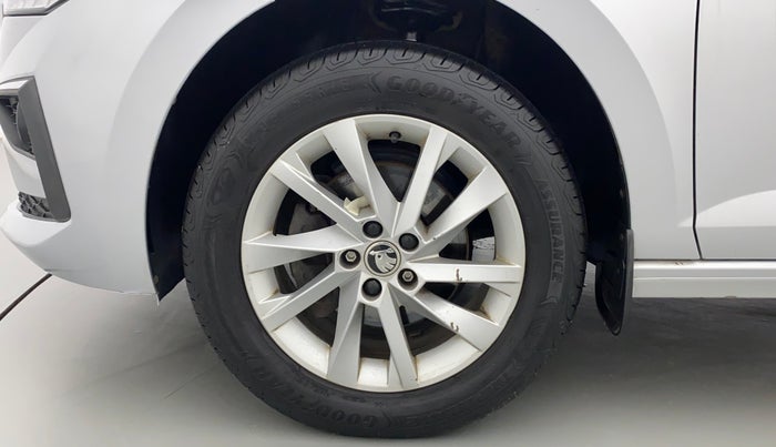 2022 Skoda SLAVIA AMBITION 1.0L TSI AT, Petrol, Automatic, 14,406 km, Left Front Wheel