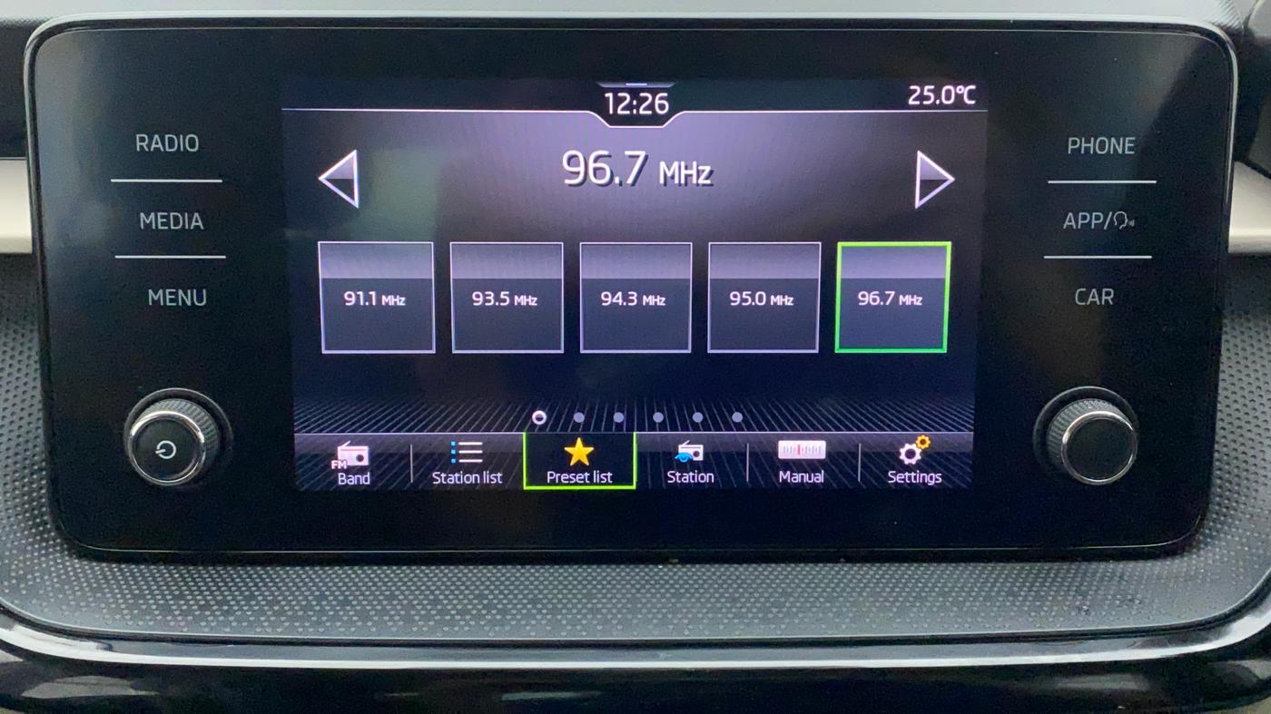2022 Skoda SLAVIA AMBITION 1.0L TSI AT, Petrol, Automatic, 14,406 km, Infotainment System