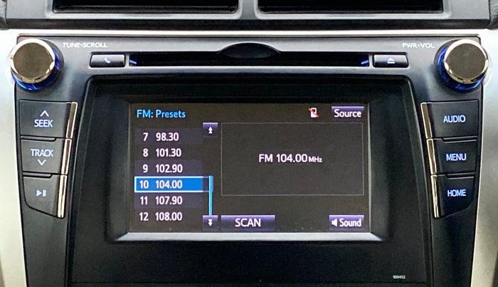 2016 Toyota Camry HYBRID, Hybrid, Automatic, 80,076 km, Infotainment System