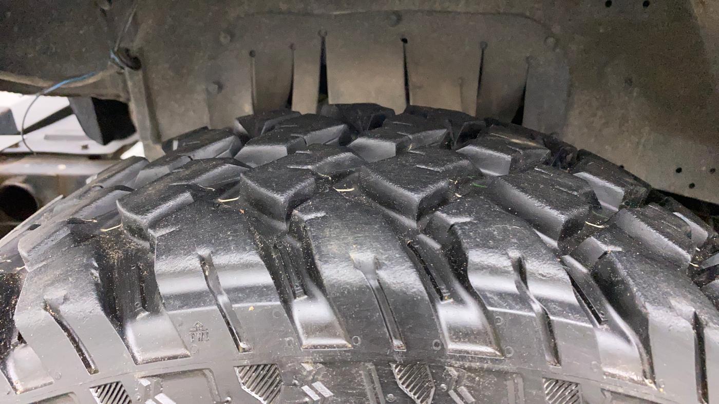 2018 Mahindra Thar CRDE 4X4 AC, Diesel, Manual, 53,447 km, Left Front Tyre Tread