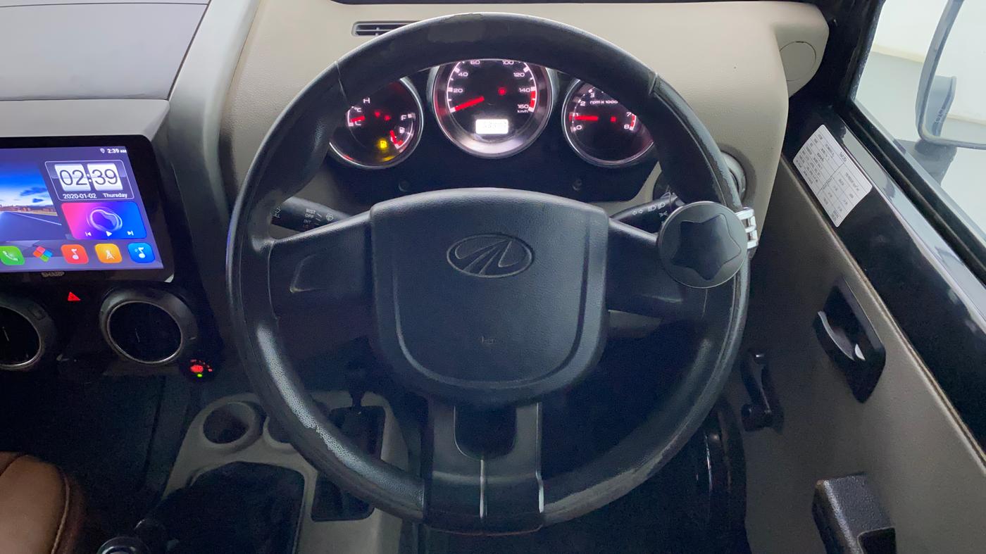 2018 Mahindra Thar CRDE 4X4 AC, Diesel, Manual, 53,447 km, Steering Wheel Close Up