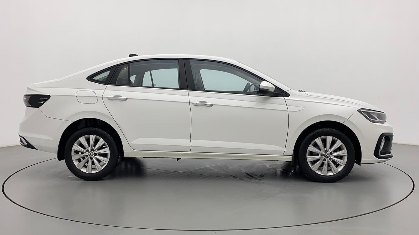 2022 Volkswagen VIRTUS HIGHLINE TSI 1.0 AT, Petrol, Automatic, 19,041 km, Right Side View