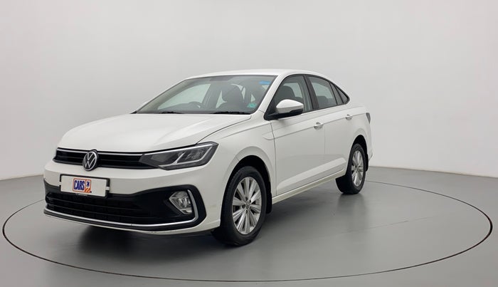 2022 Volkswagen VIRTUS HIGHLINE TSI 1.0 AT, Petrol, Automatic, 19,041 km, Left Front Diagonal