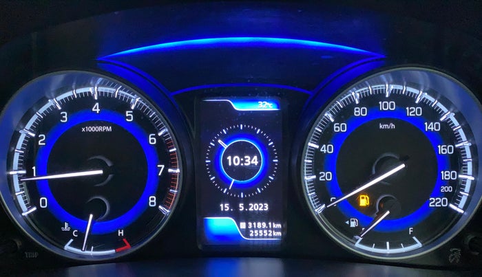 2019 Maruti Baleno ALPHA PETROL 1.2, Petrol, Manual, 25,552 km, Odometer Image