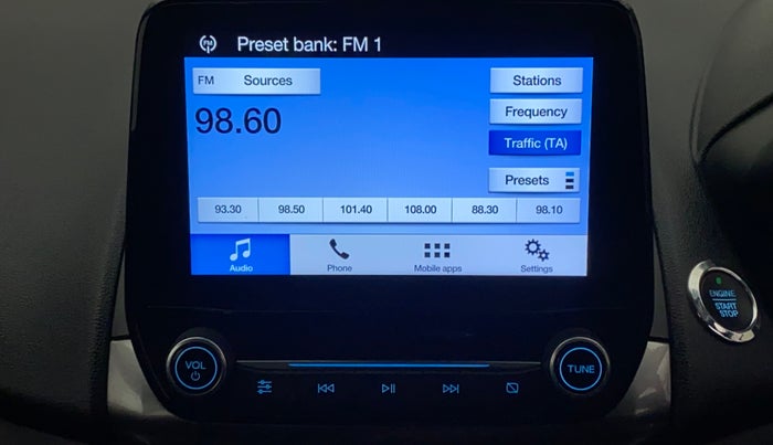 2019 Ford Ecosport TITANIUM + 1.5L PETROL AT, Petrol, Automatic, 65,065 km, Infotainment System