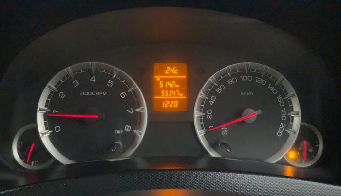 2012 Maruti Swift ZXI, Petrol, Manual, 55,346 km, Odometer Image