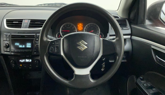 2012 Maruti Swift ZXI, Petrol, Manual, 55,346 km, Steering Wheel Close Up