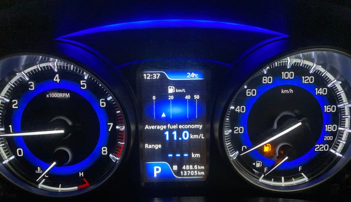 2024 Maruti Baleno ZETA 1.2 AGS, Petrol, Automatic, 13,705 km, Odometer Image