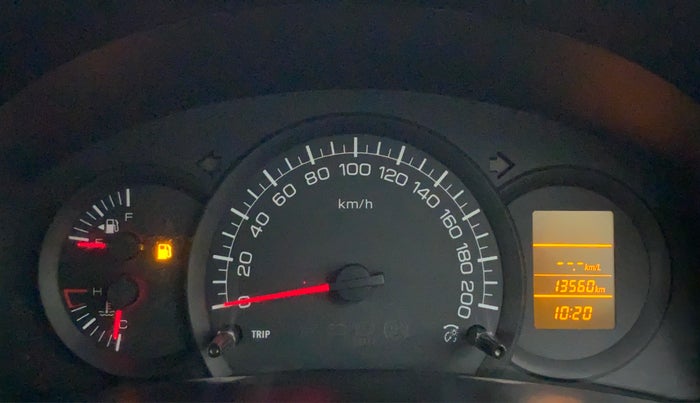 2017 Maruti Swift LXI (O), Petrol, Manual, 13,753 km, Odometer Image